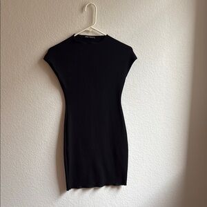Zara Black Bodycon Dress Small